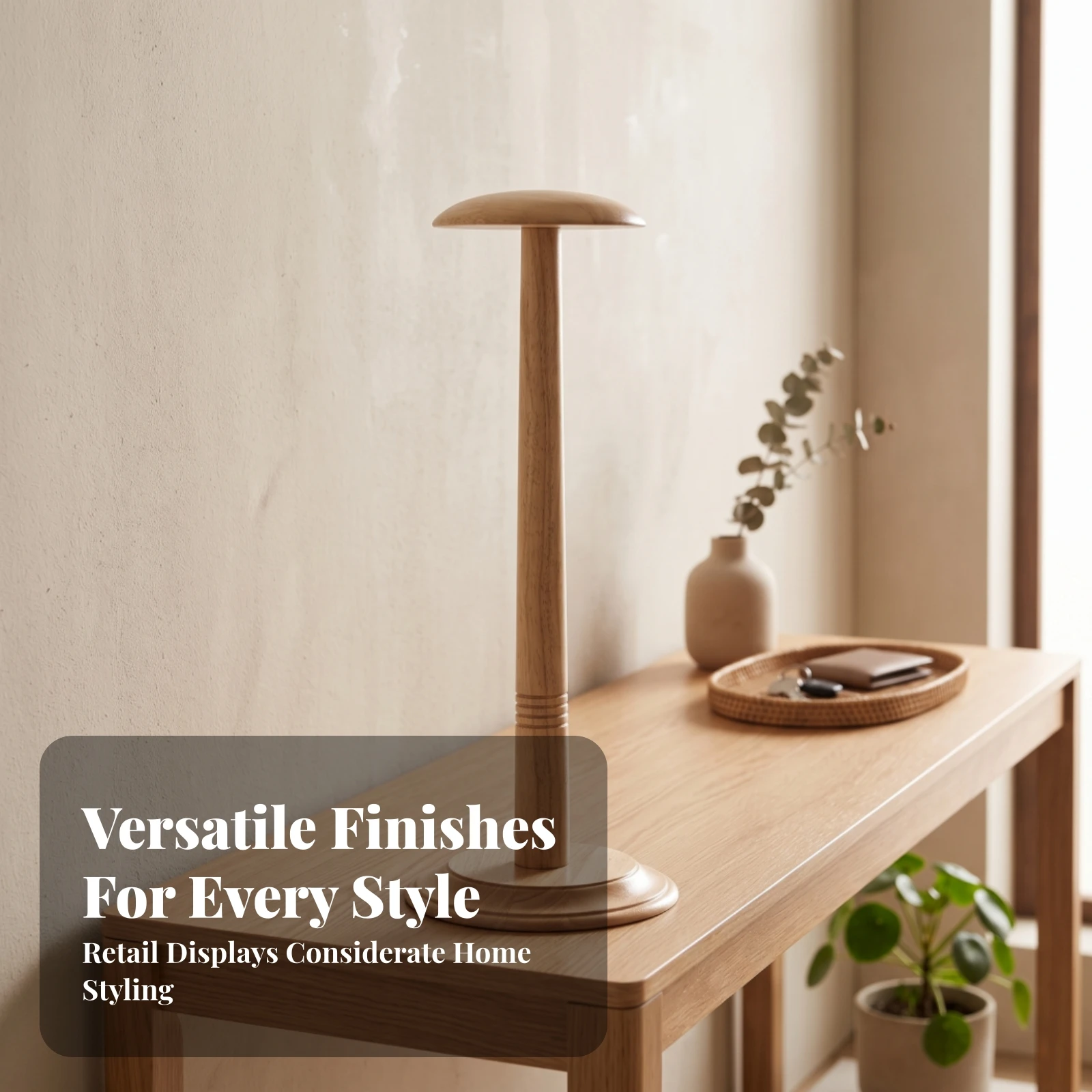 Hat Stand Dome-Shaped-Shaped Tabletop Hat Stand Holder Space-Saving Long-Lasting for Boutique, Entryway