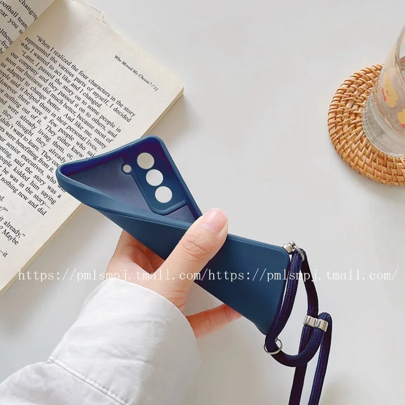 ل انفينيكس نوت 50 برو بلس 50X 5G لينة الحبل Crossbody قلادة حزام الحبل سلسلة غطاء سيليكون بولي يوريثان ل انفينيكس نوت 50S 40