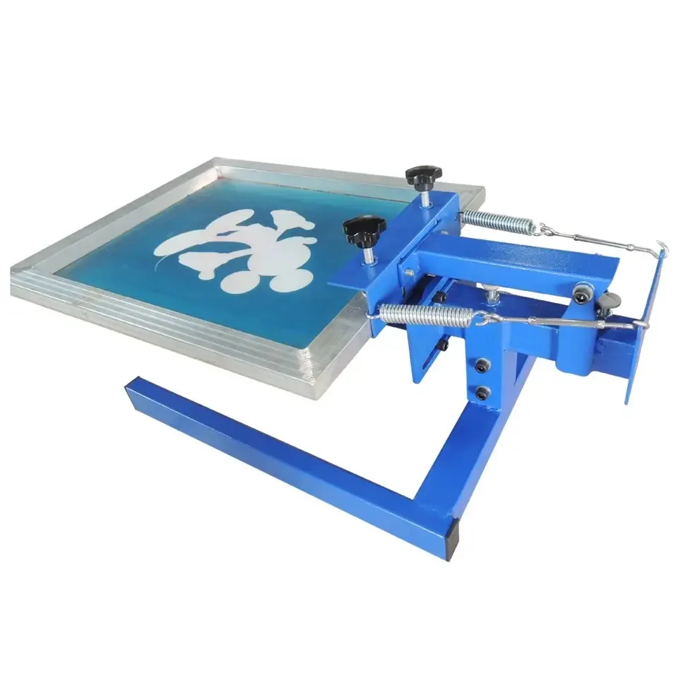 Small T-shirt Fixed Monochrome Screen Printing Frame Machine Screen-Process Press Printing Equipment Screen Printing machine