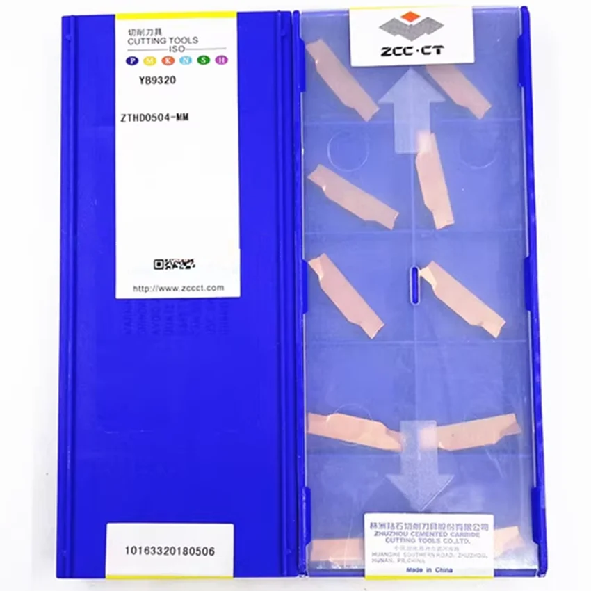 

ZTHD0504-MM YB9320/ZTHD0504-MM YBG205/ZTHD0504-MM YBG105 ZTHD0504-MM ZCC.CT CNC blade carbide inserts turning tools 10pcs/box