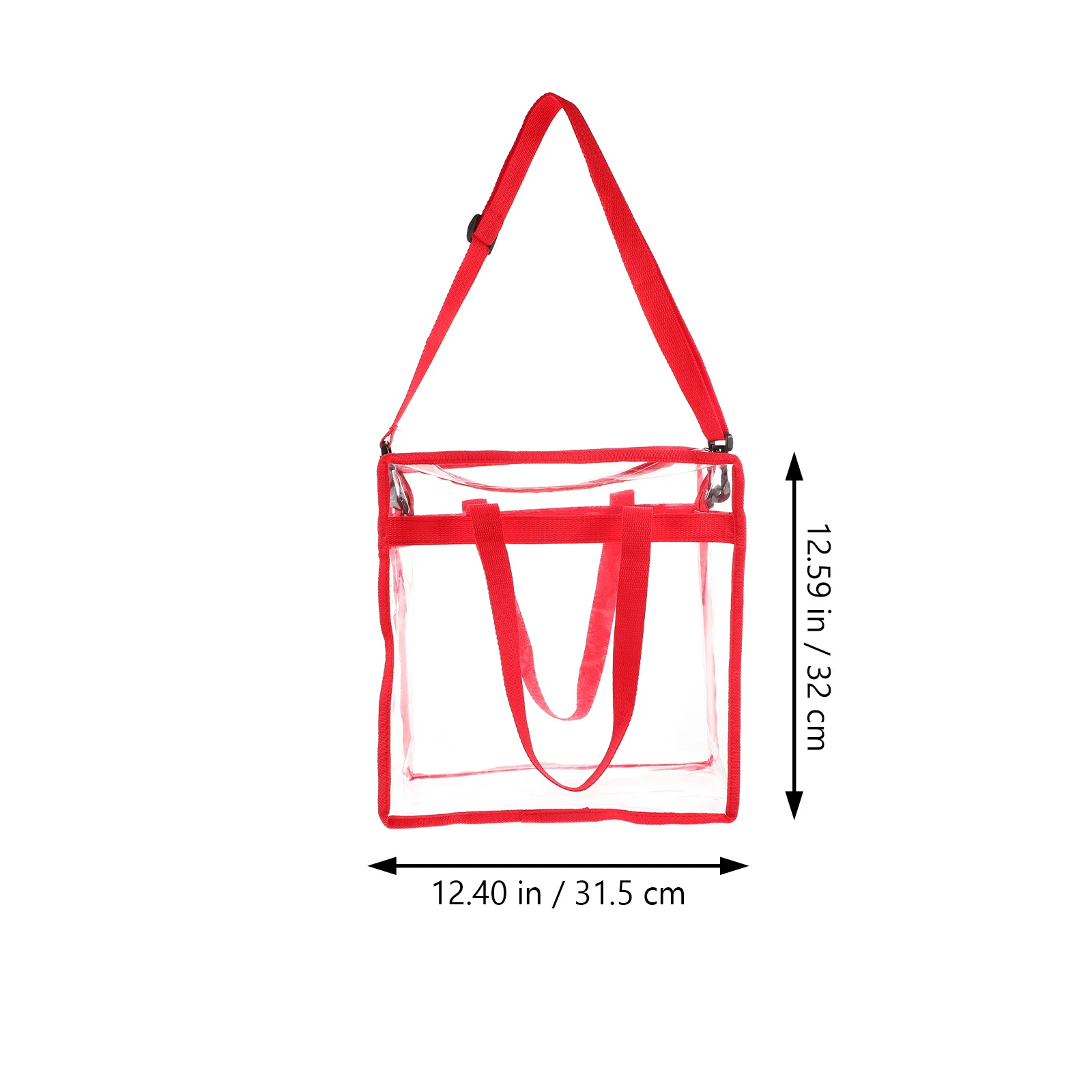 

Transparent PVC Travel Storage Bag Clear Zipper Toiletry Pouch Lightweight Large Capacity Outdoor Carry Tote Handbag