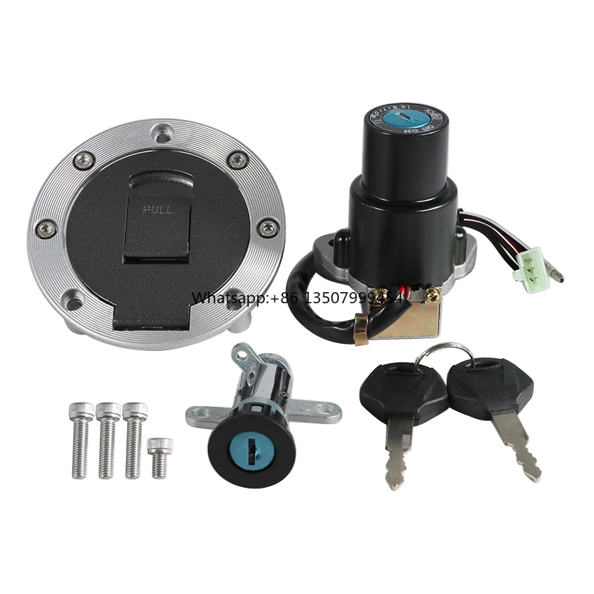 

Motorcycle Fuel Tank Cover Lock With Ignition Switch Lock for TZR125 TZR150 TZM150 TDM850