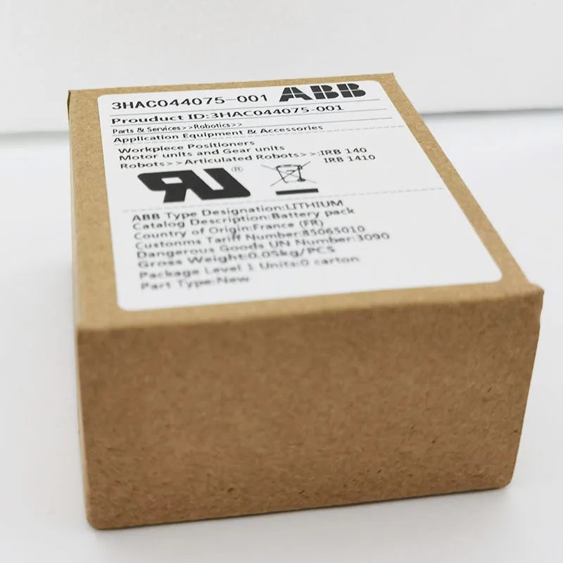 3HAC044075-001/01 Paquete de batería de litio para equipo de robot de 7,2 V