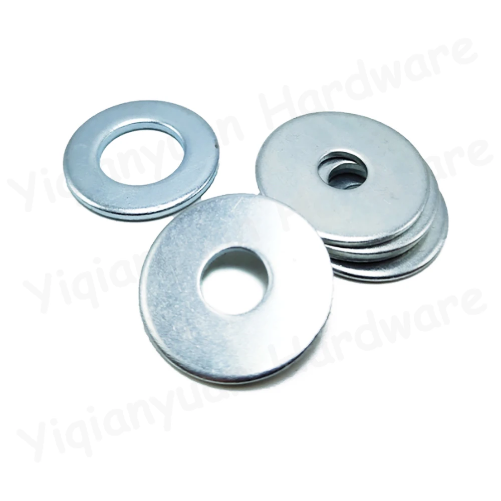 Yiqianyuan M2 M2.5 M2.6 M2.7 M3 M3.5 M4 M5 Stal węglowa Ocynkowana niestandardowa podkładka płaska Podkładki uszczelniające