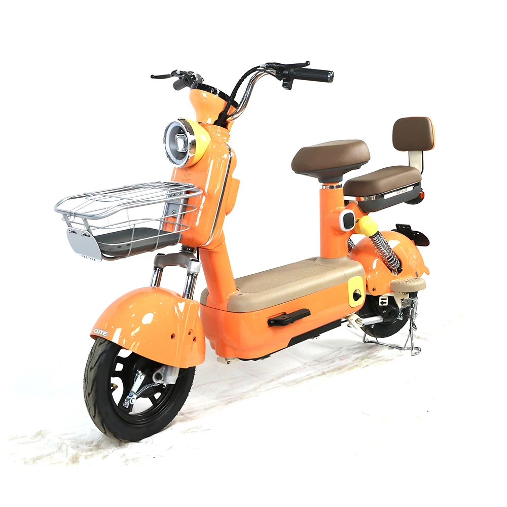 

Popular City Electric Scooter 400W 48V Bright Surface Frame LCD Display Drum Brake Front and Rear Suspension Fork