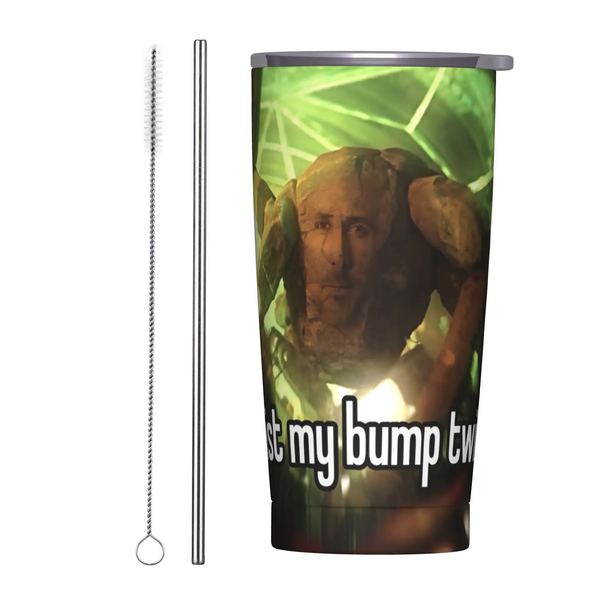 Fist My Bump Twin Meme Project Hail Mary Tumbler Vacuum Insulated Grace Rockys Thermal Cup Vacuum Flask Mugs Water Bottle, 20oz