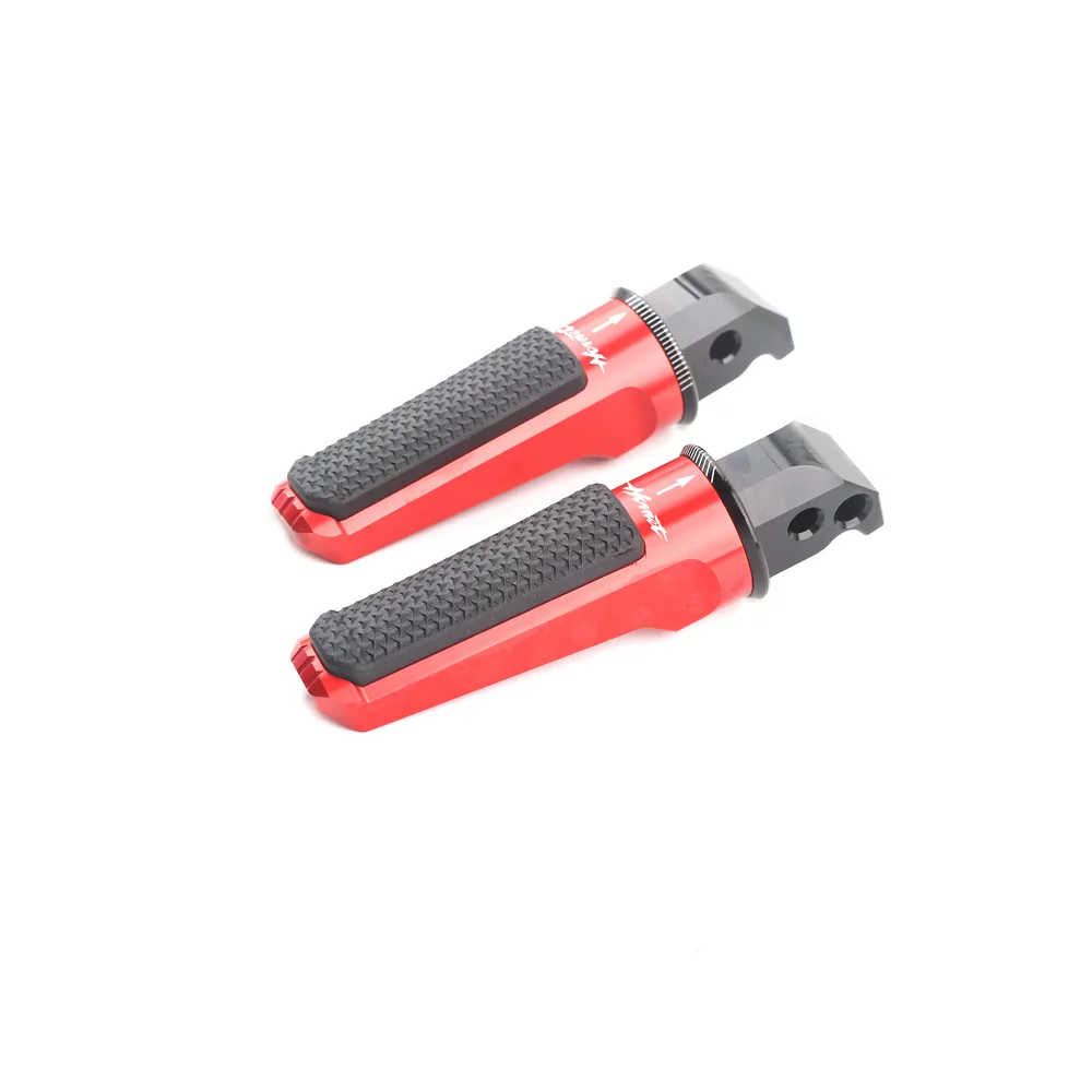 Motorcycle CNC Aluminum Rear Foot Pegs Footrest Passenger Footpegs for HONDA CB600F CB599 600 CB1000R HORNET CB 200 900 400 image 2