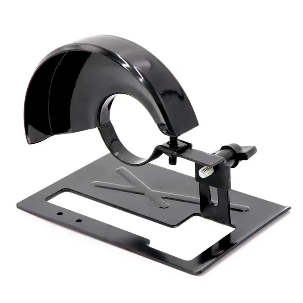 Angle Grinder Bottom Plate Bracket Protective Cover Base Woodworking Support Machine Stand Table Holder Protective Grinder E0M8