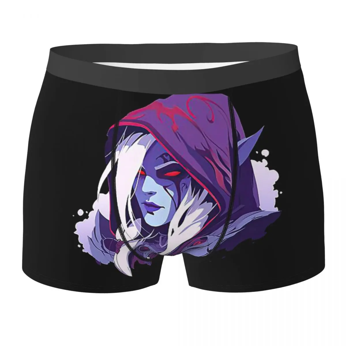 

Трусы-боксеры, шорты Sylvanas Windrunner World Of Warcraft, мужские вентилируемые трусы для Homme, мужской подарок бойфренду