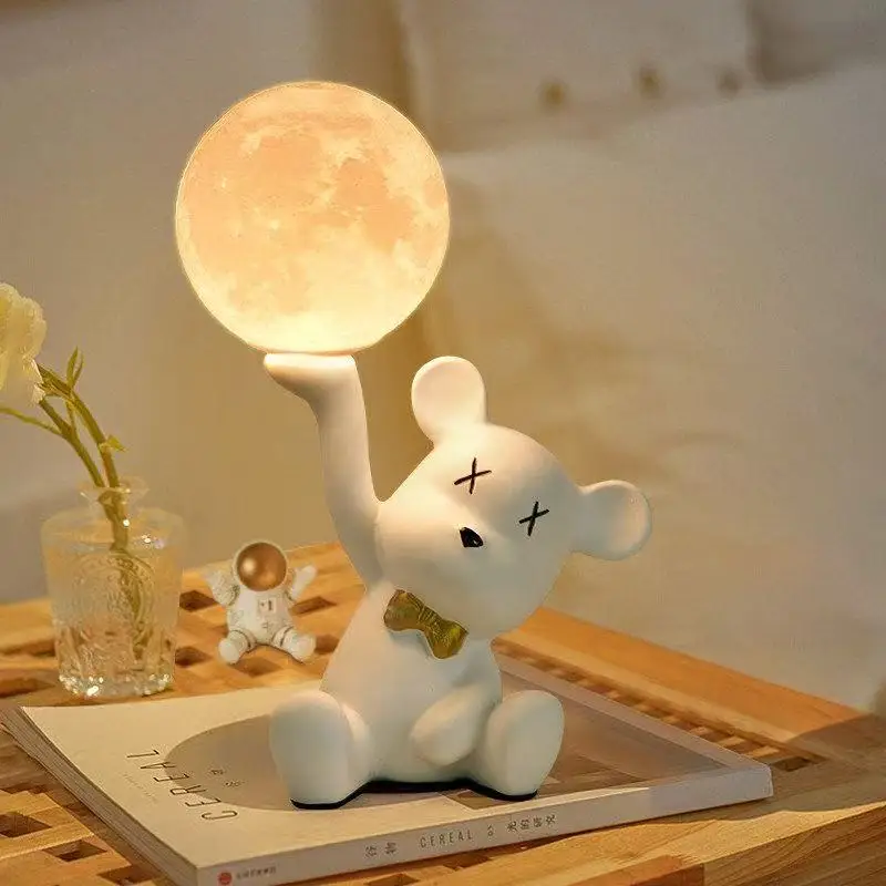 

Cute Cartoon Night Light Bedroom Living Room BERA Decoration Atmosphere Light for Birthday Gifts Children's Toys