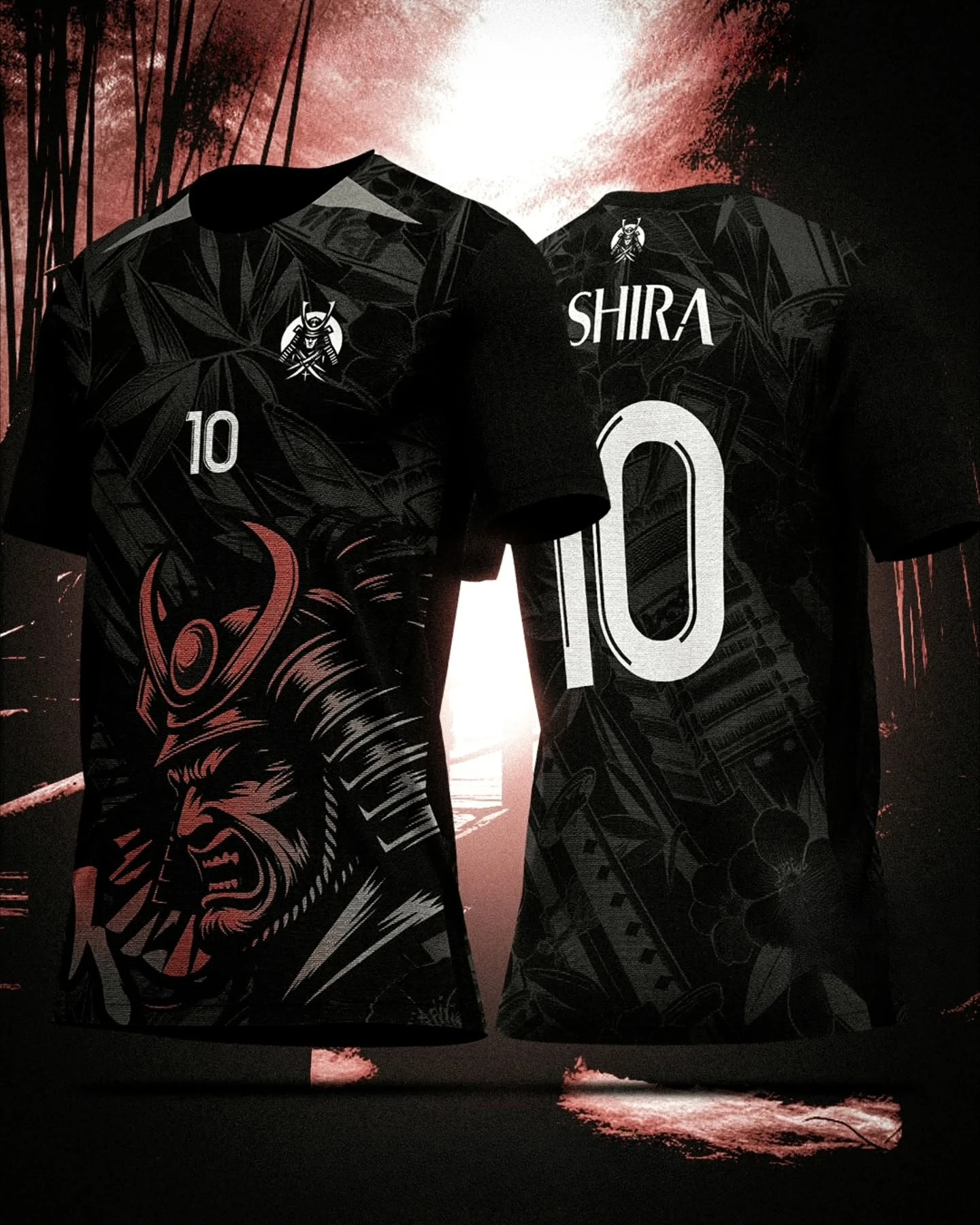 

3D Printed Japanese Bushido Men's Short-sleeved T-shirt Jersey Best-selling in Europe and The United States for Daily Commuting