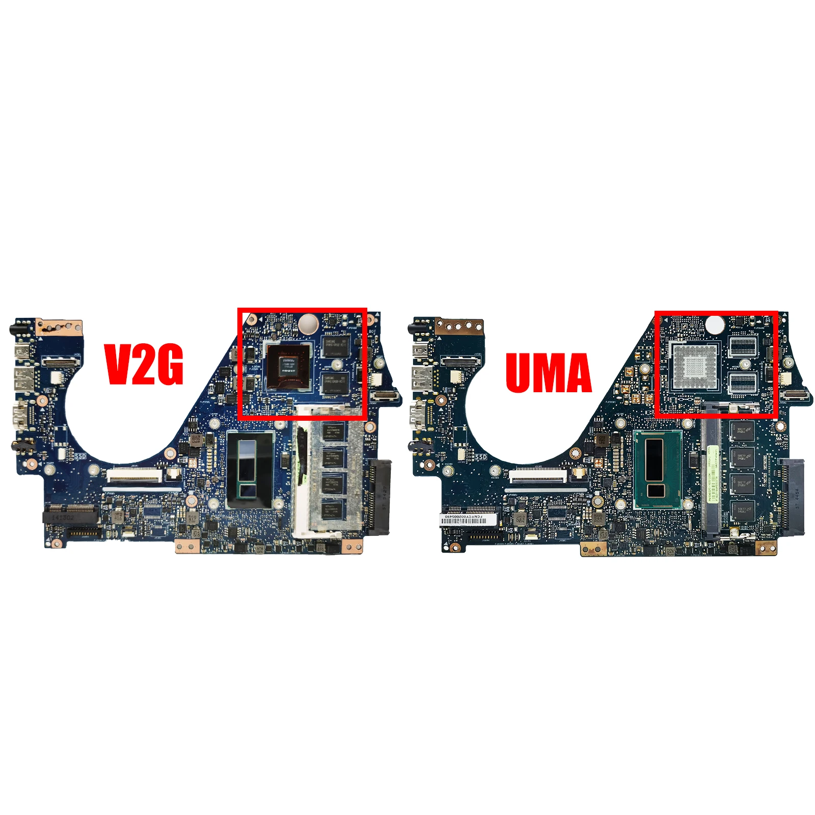 UX302L Notebook Moederbord Voor ASUS UX302LA UX302LG UX302LNB UX302 Laptop Moederbord CPU i3 i5 4e Gen 2GB 4GB RAM V2G