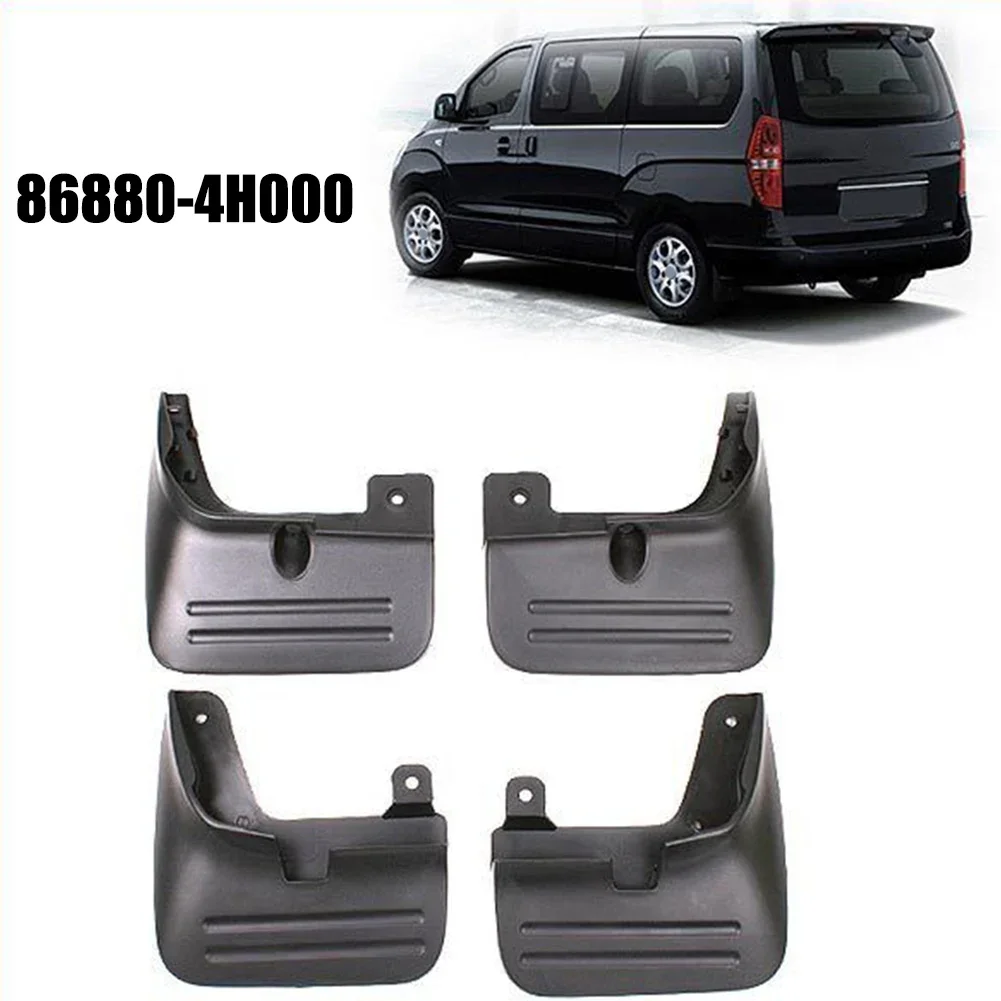 4xCar Exterior Front Rear Left Right Mud Guard Splash Flaps For -Hyundai I800 IMax H1 / Grand Starex 2007+ 86880-4H000 Mudguards