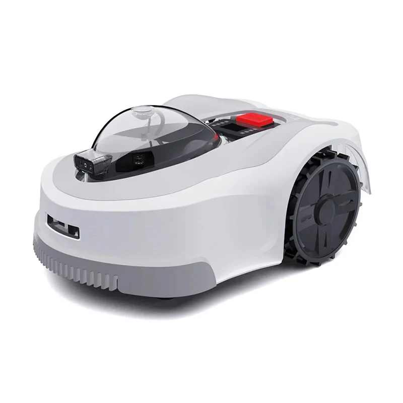 No Boundary line Robot mower ,3000 Square Robotic Lawn Mowerr GPS Omnidirectional Remote Control  By APP