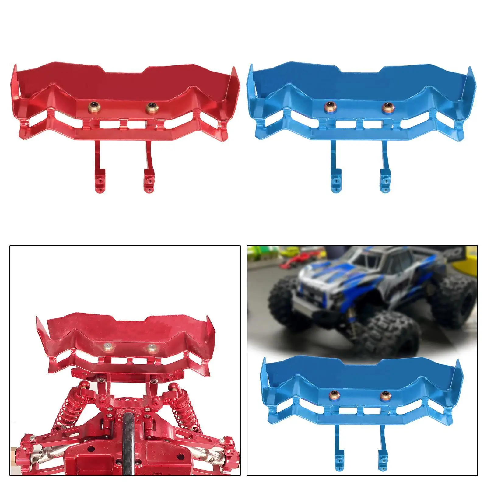 RC Car Spoiler Wing 1:14 Scale DIY Accessories Upgrade RC Car Rear Spoiler