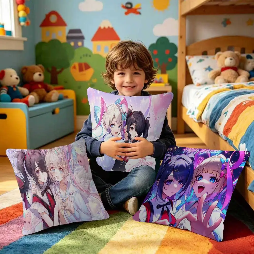 Needy Girl Overdose Cute GAME Pillow Cushion Cover Pillowcase Living Room Sofa Home decorative pillowcase