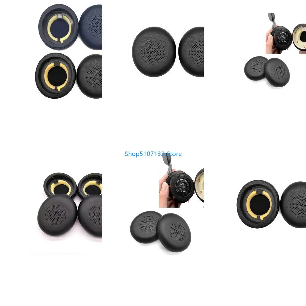 87HD 1 paire coussinets d'oreille souples remplacement, housse pour écouteurs Evolve 2 40 45H, éponges, protège-oreilles,
