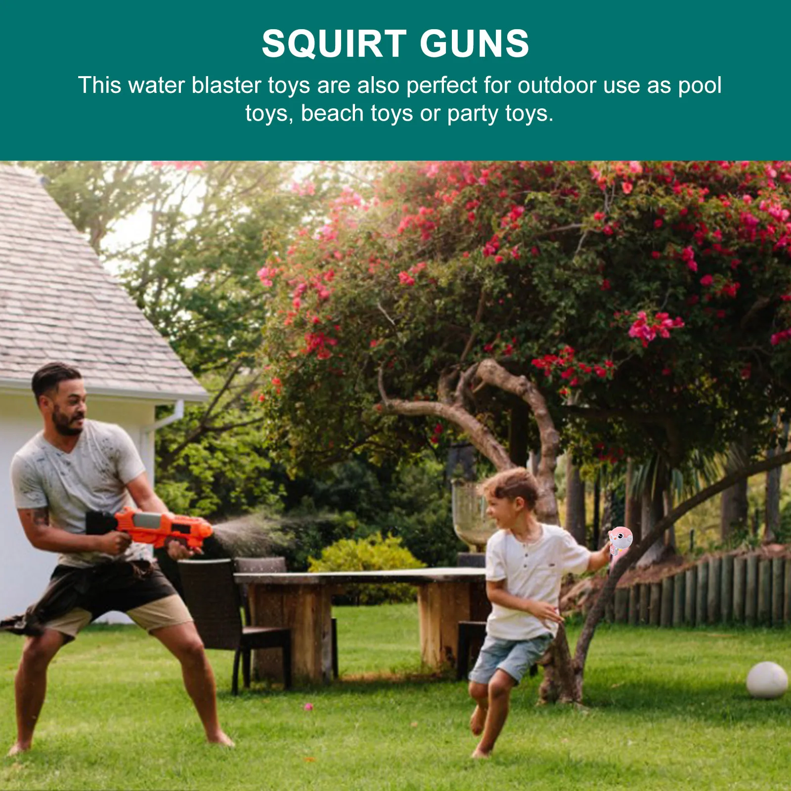 

2pcs Kids Spray Shark Pufferfish Design Outdoor Bath Pool Summer Play Garden Backyard Soaker For Children Water Fight Activities