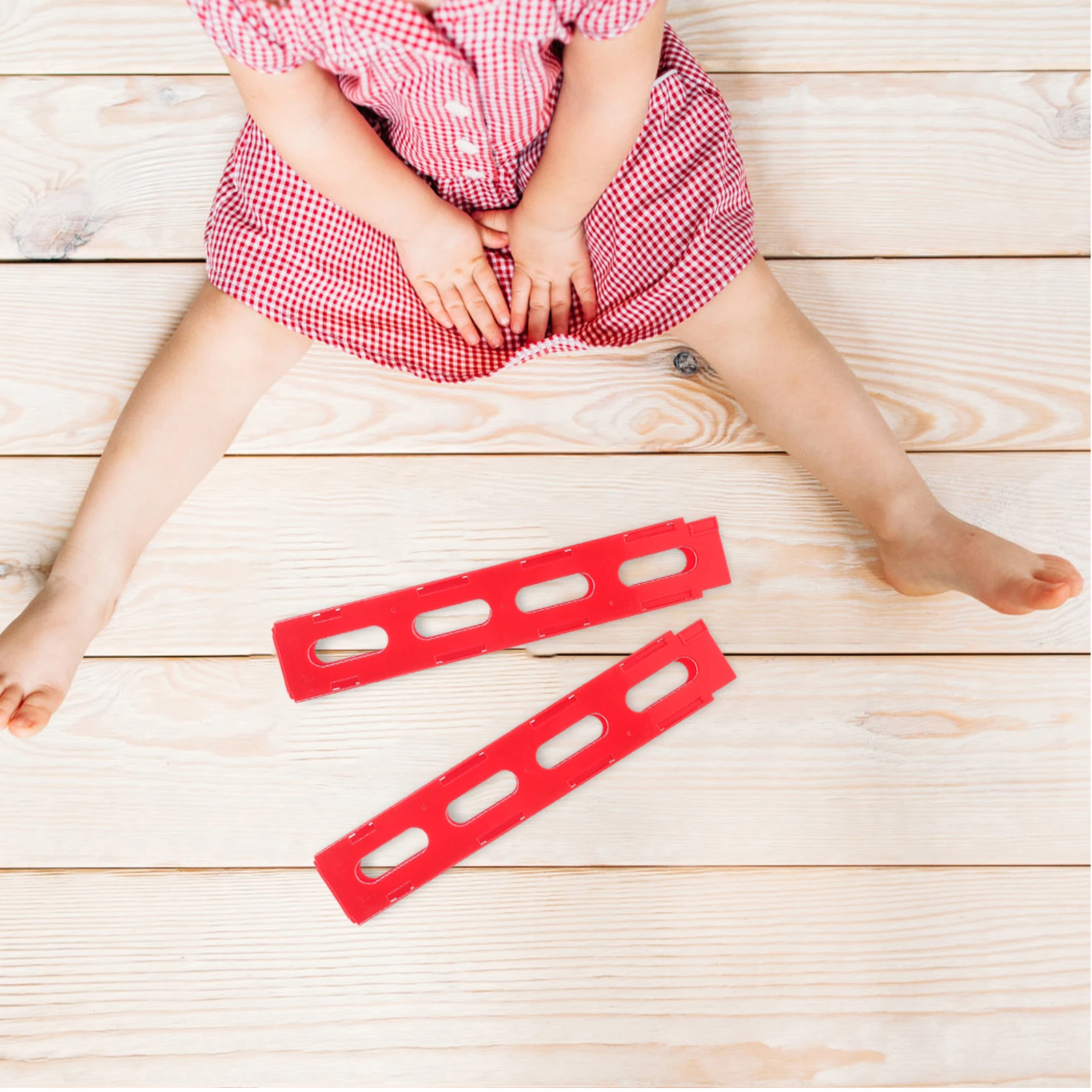 

2pcs Domino Bridge Ramp Set Automatic Train Track Extension Building Blocks Toy for Kids with Clips Holders Large for Adults