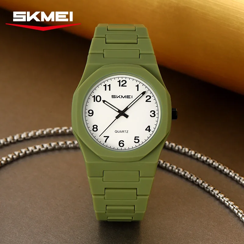 SKMEI 2615 Quartz Watch 50 M Waterproof Student Sports Wristwatch Men's Women's Bow Strap Electronic Quartz Watches