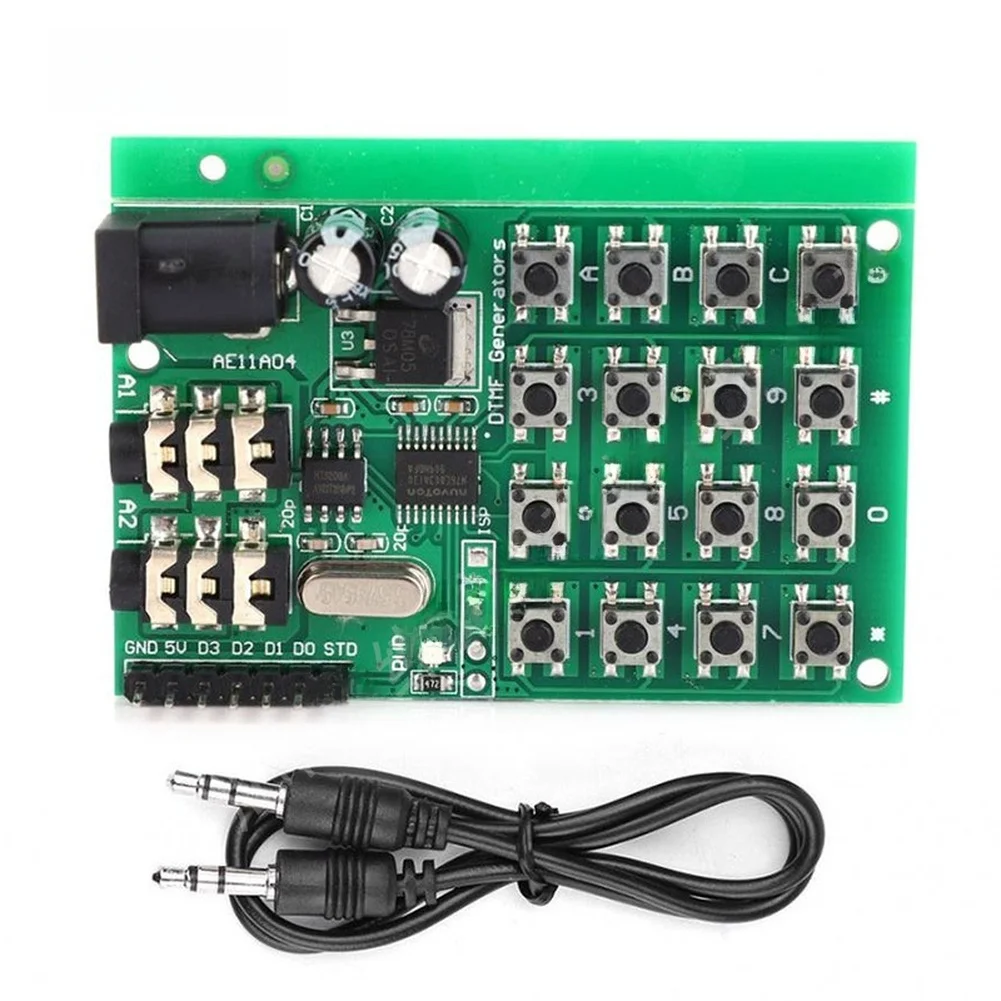 

1 шт. аудиогенератор, широкий диапазон напряжения 5-24 В постоянного тока, источник питания для MT8870/CE004/CE005, поставки электрооборудования