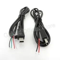 2pin 4pin Mini USB Connector cable 5 Pin T-Port Male Plug Socket Welding Wire for DIY Adapter DIY Charging Data Line