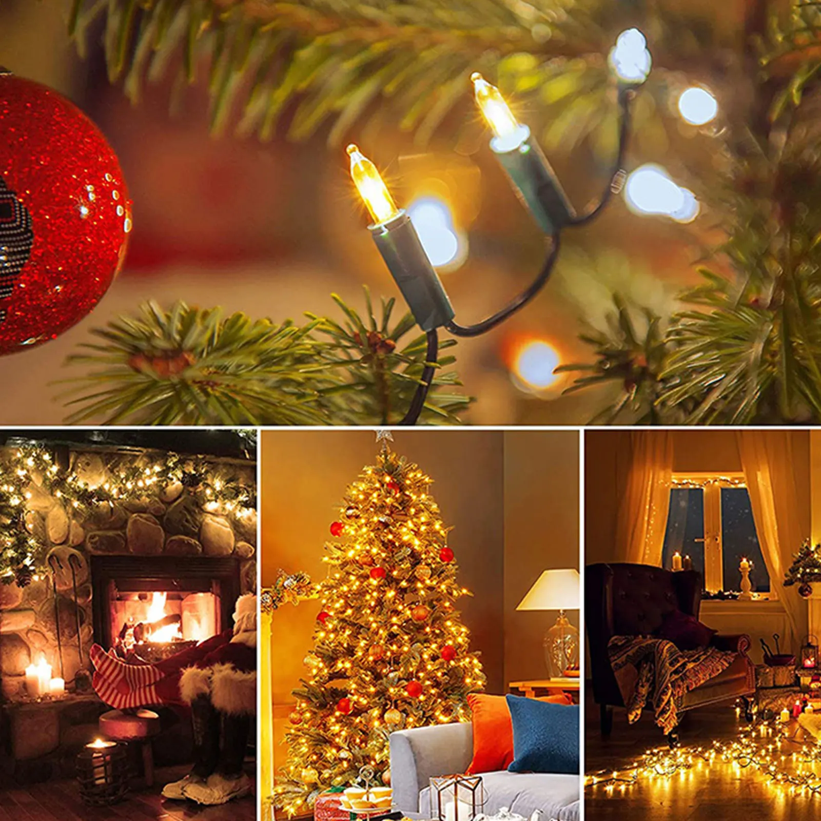 

1pc Christmas Tree Pendant Box String Decorative Hanging Party Hanging Decor Lamp Outdoor Festival Decoration