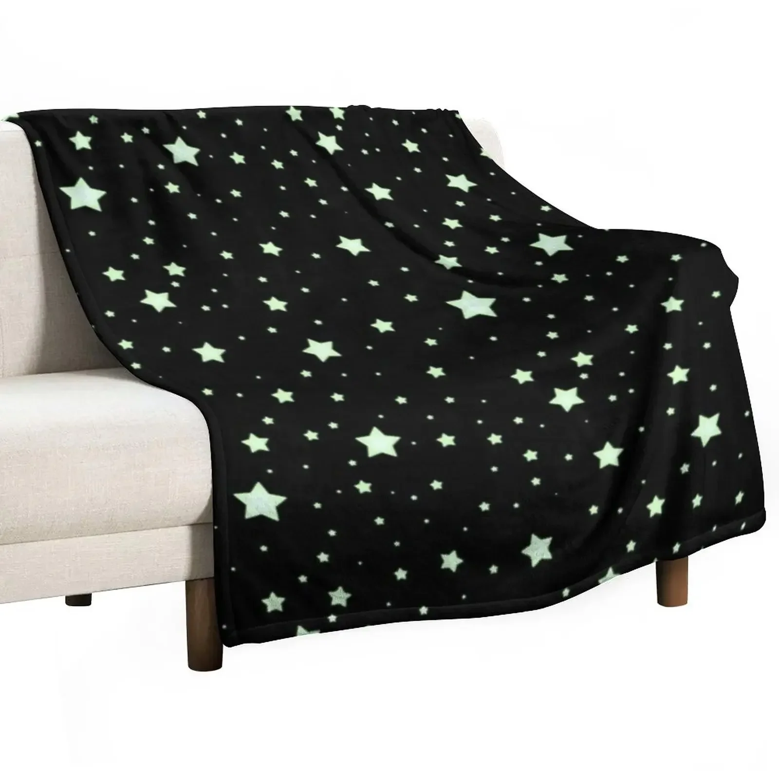 

Glow Stars Throw Blanket Sofa Quilt warm winter Bed covers Moving Blankets