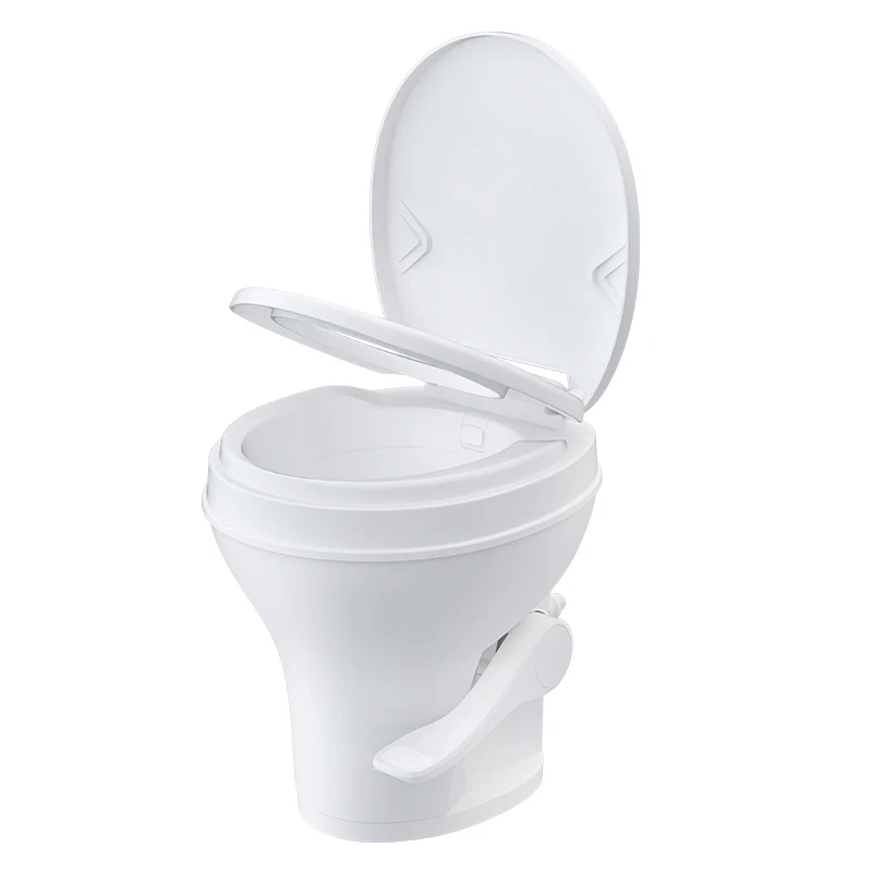 

Residential Height RV Toilet Camper Toilet One-piece Ergonomic Foot Pedal Caravan RV Toilets 2025