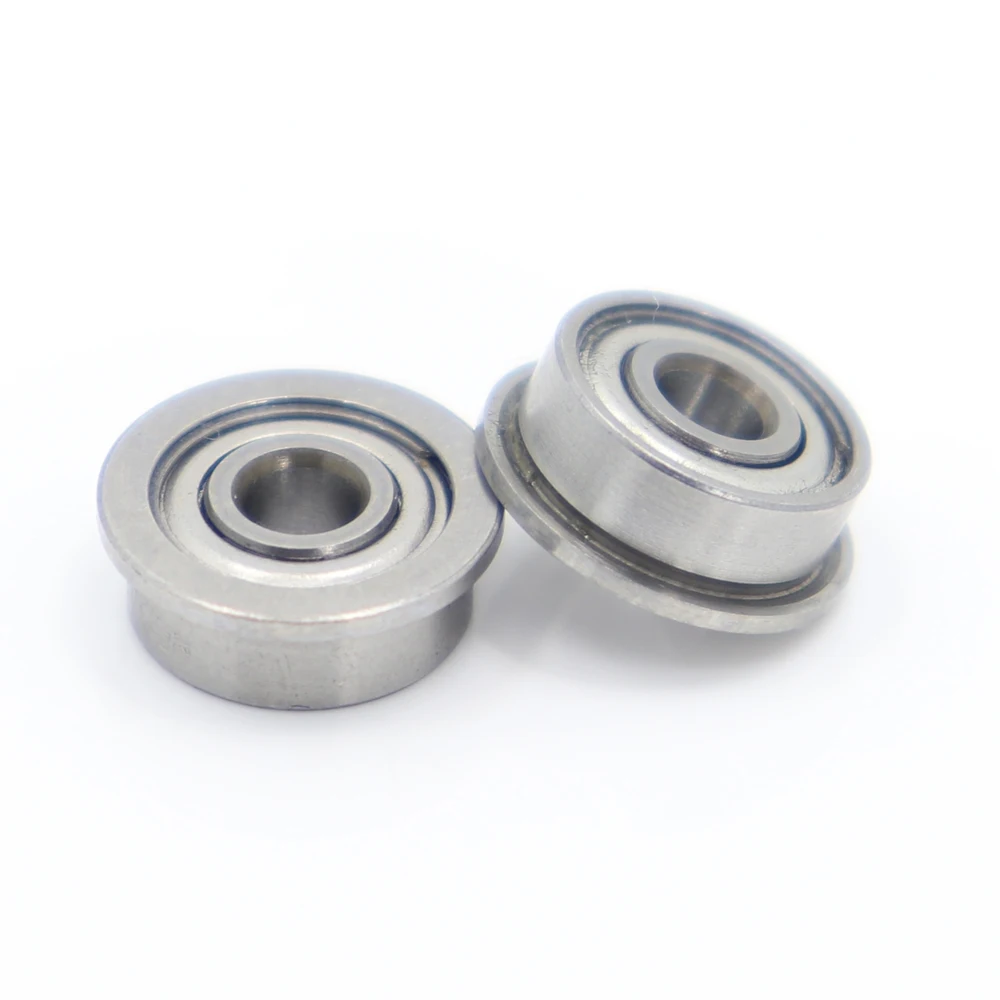 FR2ZZ Flange Bearing 3.175*9.525*3.967 mm ( 10 PCS ) Inch Flanged FR2 Z ZZ Ball Bearings