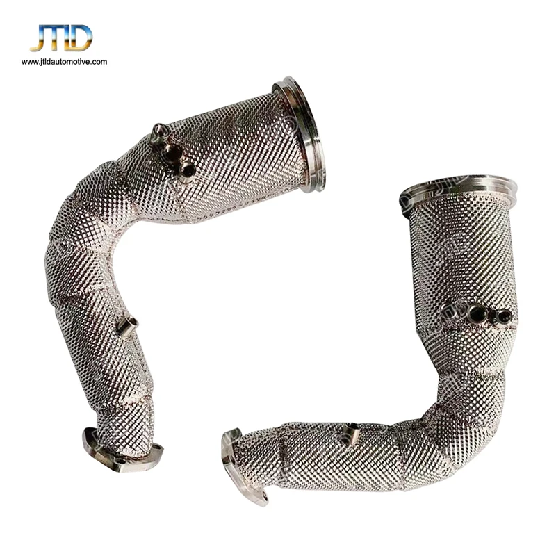 

High Flow Performance TIG Heat Shield Stainless Steel Downpipe for Lamborghini URUS 4.0T 2020+ with OPF