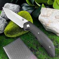 High-Hardness KB 7506 Tactical Folding Knife 440C Steel Blade Nylon Fiber Handle Outdoor Hunting Fishing Camping Hiking Tool