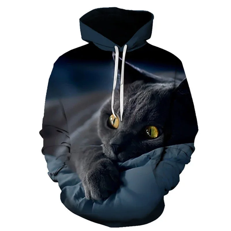 

Cat In Dark Fashion Style 3D Printed Hoodies Unisex Pullovers Hoodie Casual Sweatshirts Street Top Tracksuit