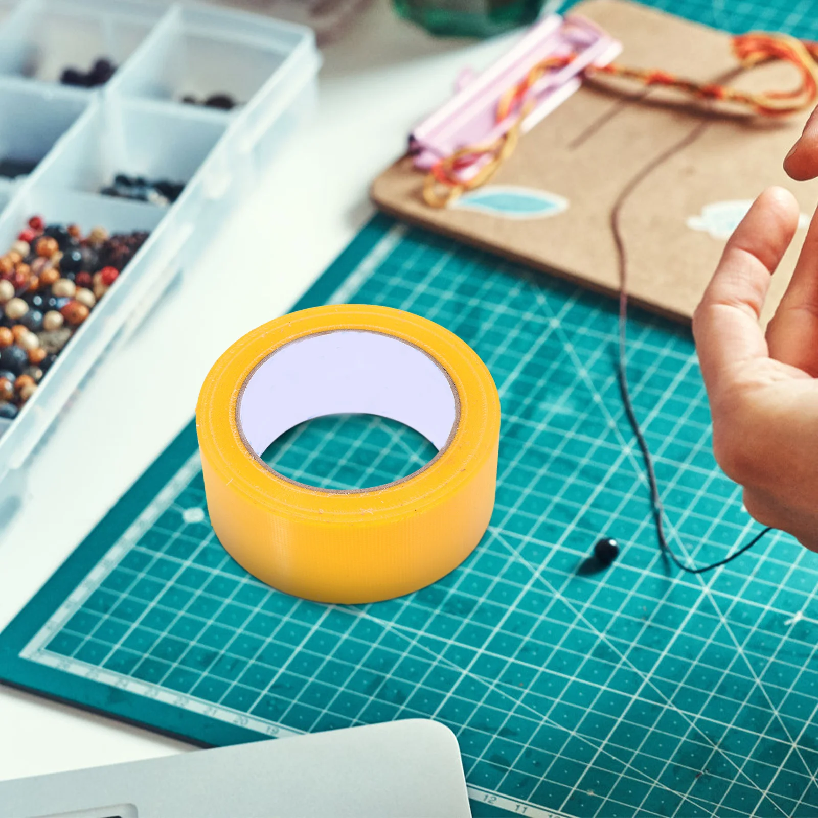 Cinta adhesiva impermeable de colores fuertes, resistente al desgaste para tubos de encuadernación de alfombras, reparación de tiendas de campaña, grietas eléctricas