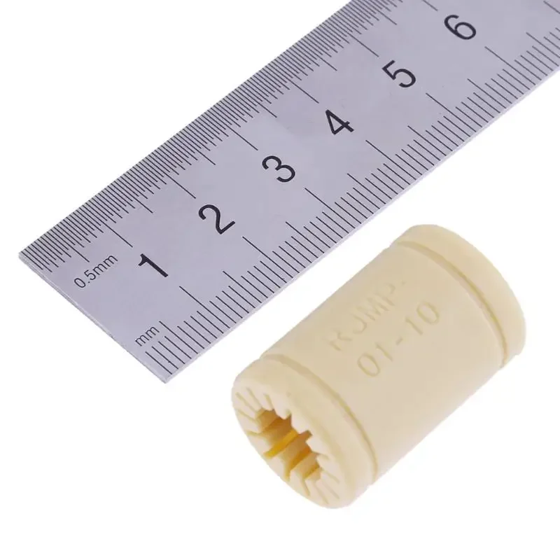 1pcs   Solid Polymer LM10UU Bearing 10mm Plastic Shaft RJ4JP-01-10 for DIY   RepRap Prusa Mendel 3D Printer