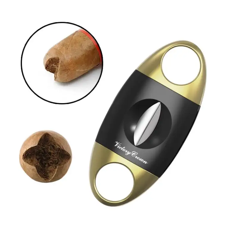 Cigars v Cutter Stainless Steel Sharp Pocket Cigar Cutter Travel Knife Tool Cigar Scissors Smoking Accessories Free Shipping