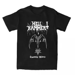 Metal Band HELLHAMMER Satanic Rites Men Women T Shirts Accessories Fashion Tee Shirt T-Shirts 100% Cotton New Arrival Tops