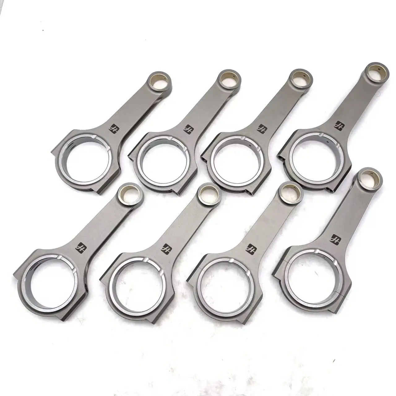 

N63 S63 Rifle Drilled H-beam Forged Connecting Rods For BMW V8 S63B44 138.5mm 57.6mm 22mm Tapered Pin End One Set