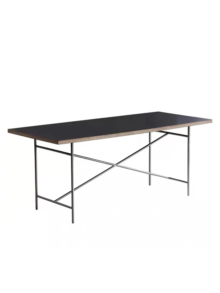 Ins Estilo Home Desk, Estilo Bauhaus simples, Mesa retangular, Net Red, Designer