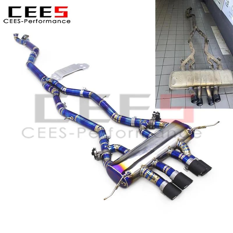 

cees Valvetronic Catback Exhaust for BMW M3/M4 G80/G82/G83 3.0T 2019-2025 Exhaust Pipe Muffler Valved Sport Exhaust System