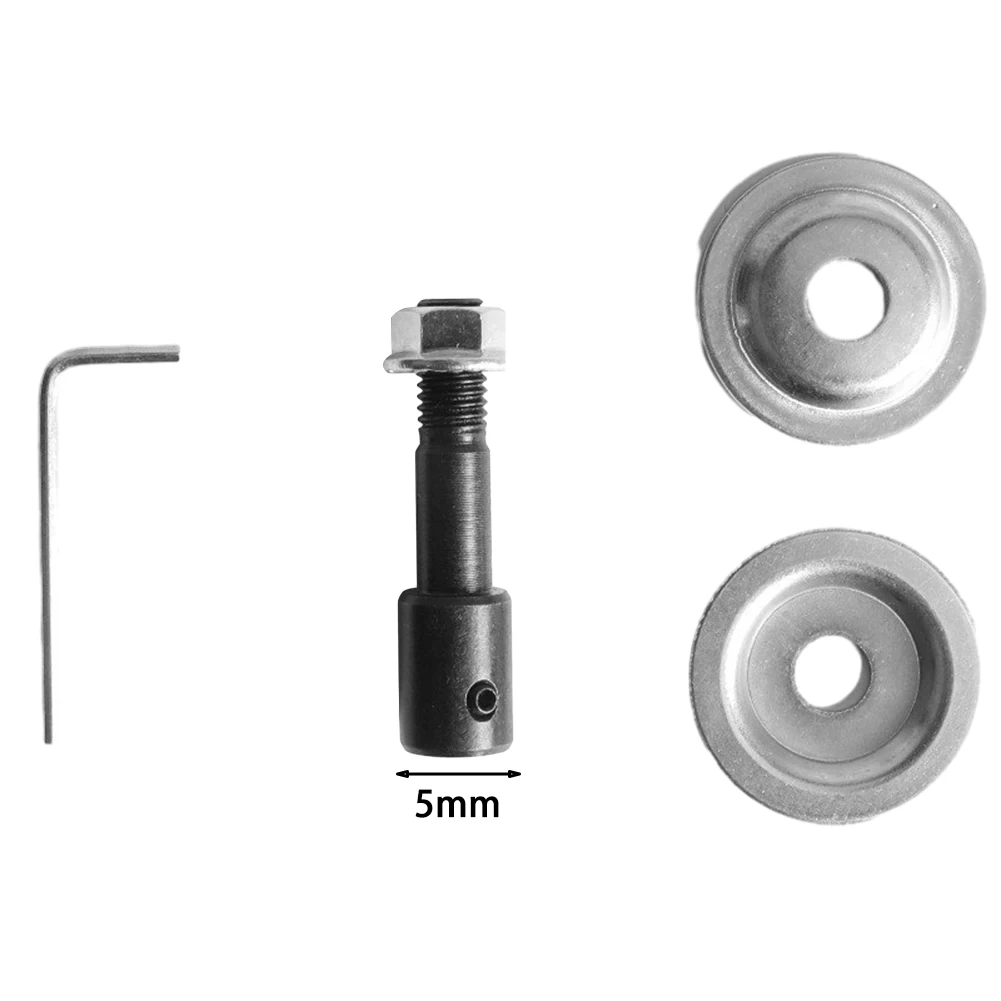 1 Set Spindle Adapter For Grinding Polishing 5-16mm Shaft Motor Bench Grinder Grinding Wheel Connecting Shaft Spindle Adapter