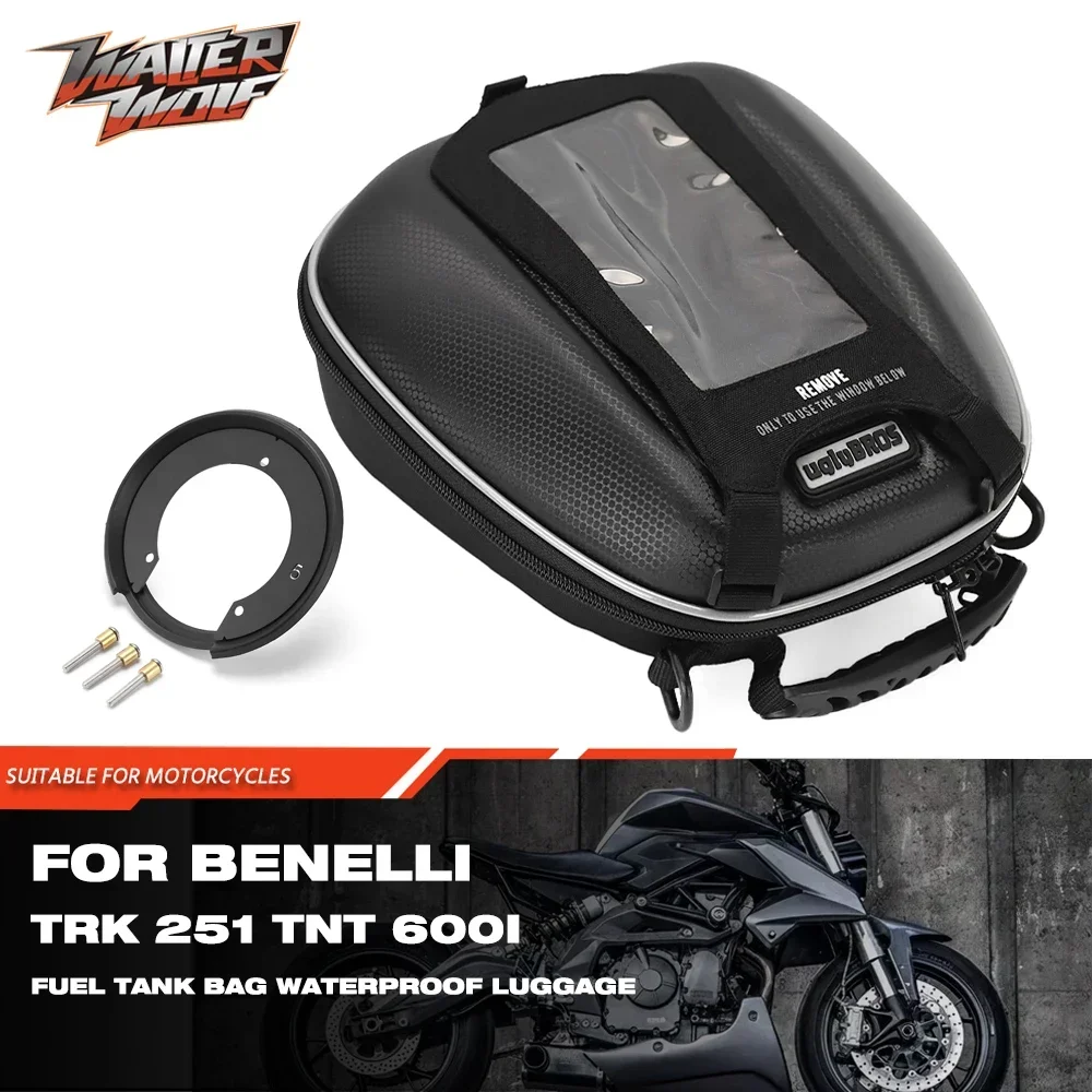 

Motorcycle Tank Bag Luggage Bag Waterproof For Benelli TRK251 TNT BN600i BN302s 1200GT Tornado 402R Mount Tanklock Accessories