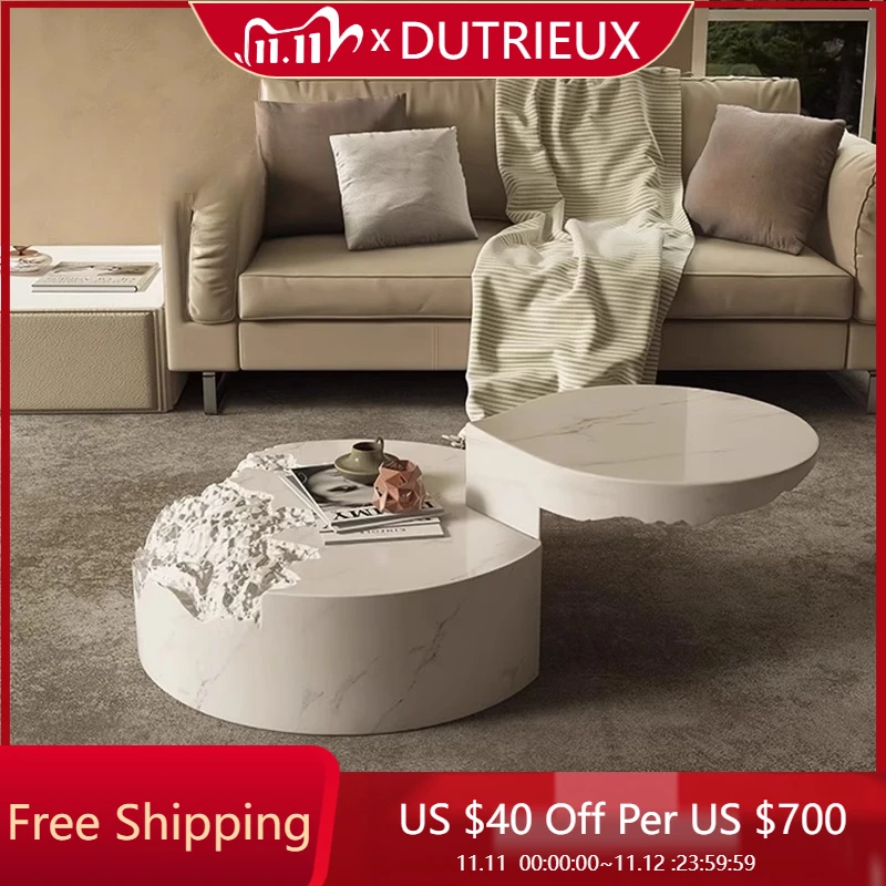 

Designer Nordic Coffee Table Aesthetic Standing Unique Living Room Coffee Table Modern Luxury Mesa Auxiliar Postmodern Furniture