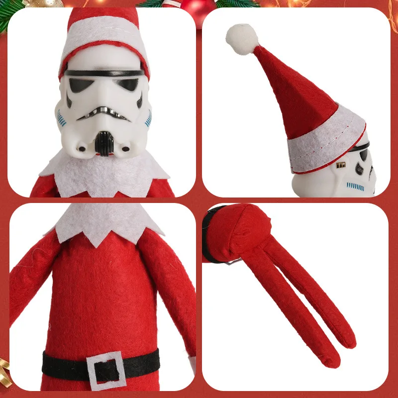 2025 nueva muñeca elfo de Navidad Mini juguete Poseable pequeño elfo mesa de árbol de Navidad decoraciones para el hogar adornos de Navidad regalo para niños