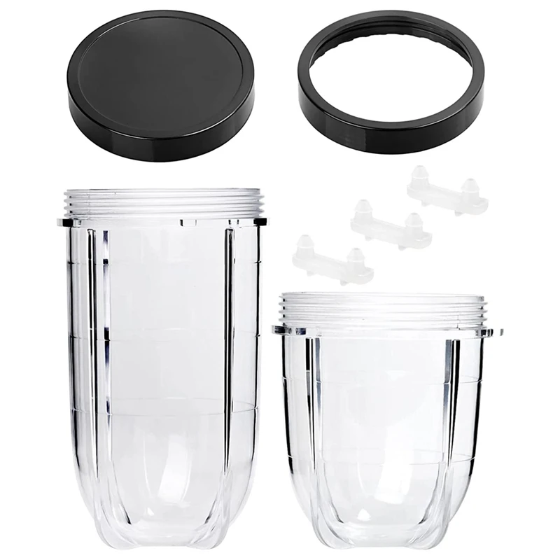 

1 Set Fresh Lid Replacement Cups Set Fits For Magic Bullet Blender Cups MB1001 Series