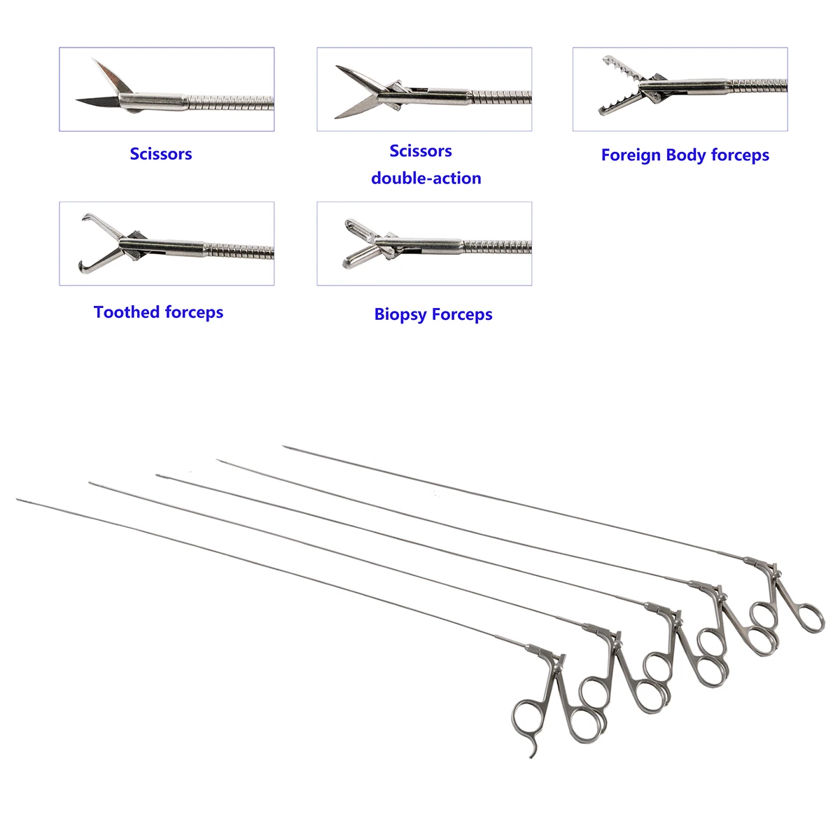 

Flexible Endoscope Forceps Scissors Veterinary Surgical Instruments for Ureteroscope Φ1.2mm Φ1.6mm Φ1.8mm Φ2mm