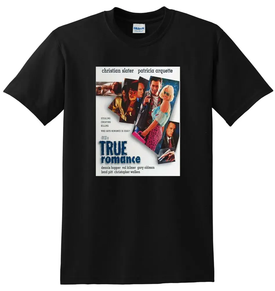 TRUE ROMANCE T SHIRT 4k Bluray Dvd Cover Poster Tee Anime Graphic T-shirts For Men Clothing Women Short Sleeve Tees