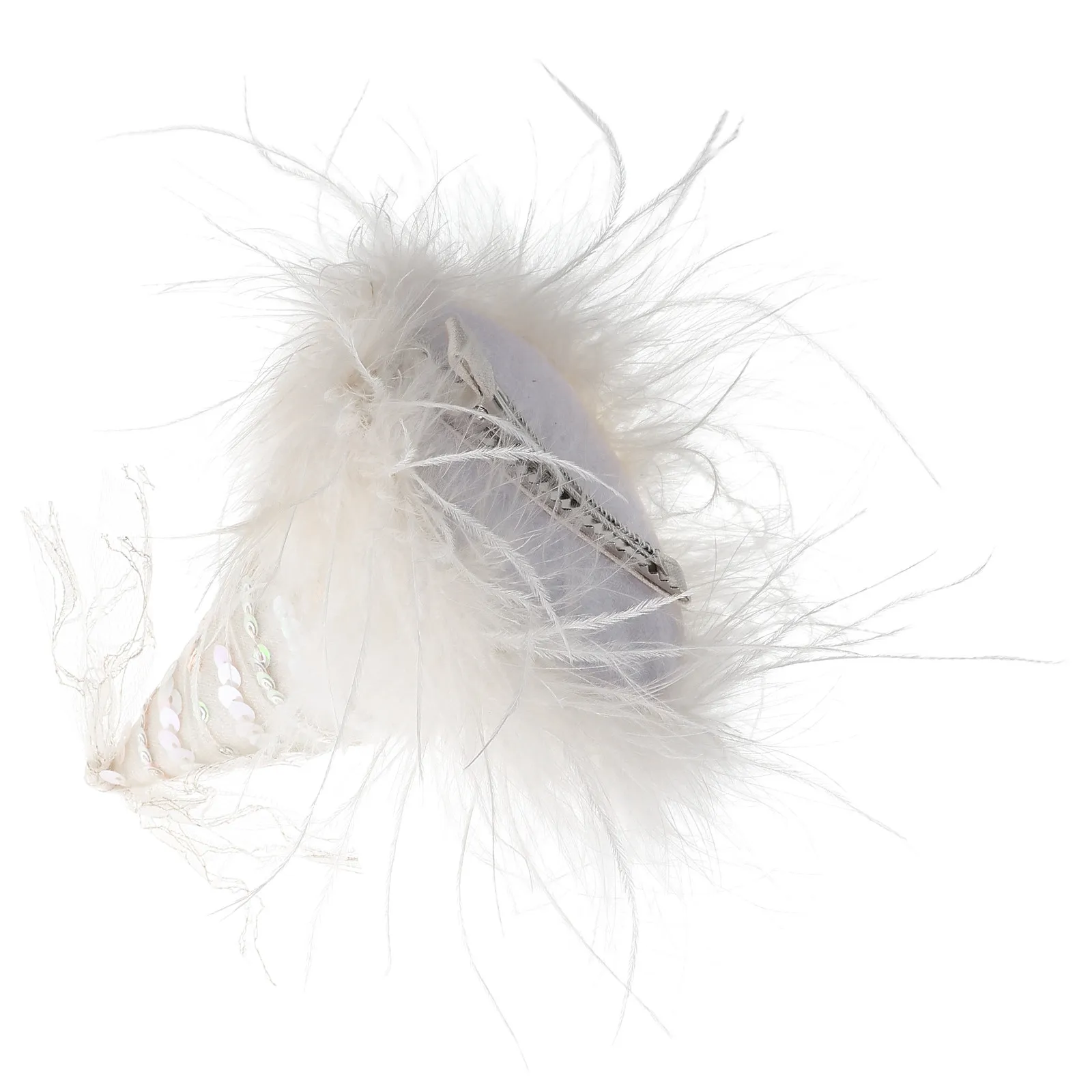 

Милая заколка-шляпка для волос с блестками для девочек, аксессуар для карнавала, танцев, дня рождения, заколка-шляпка для девочки