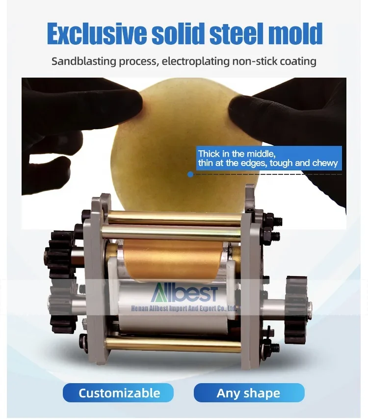 Mini Desktop Automatic Dumpling Gyoza Wonton Wrapper  Making Machine For Retail Industrial Home Use Small Sheet Maker