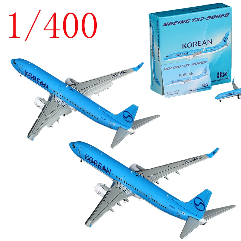 

HX Models Diecast 1/400 Scale Korean B737-900 Aircraft Model Alloy Aircraft Model Teaching AIDS Collection Ornaments